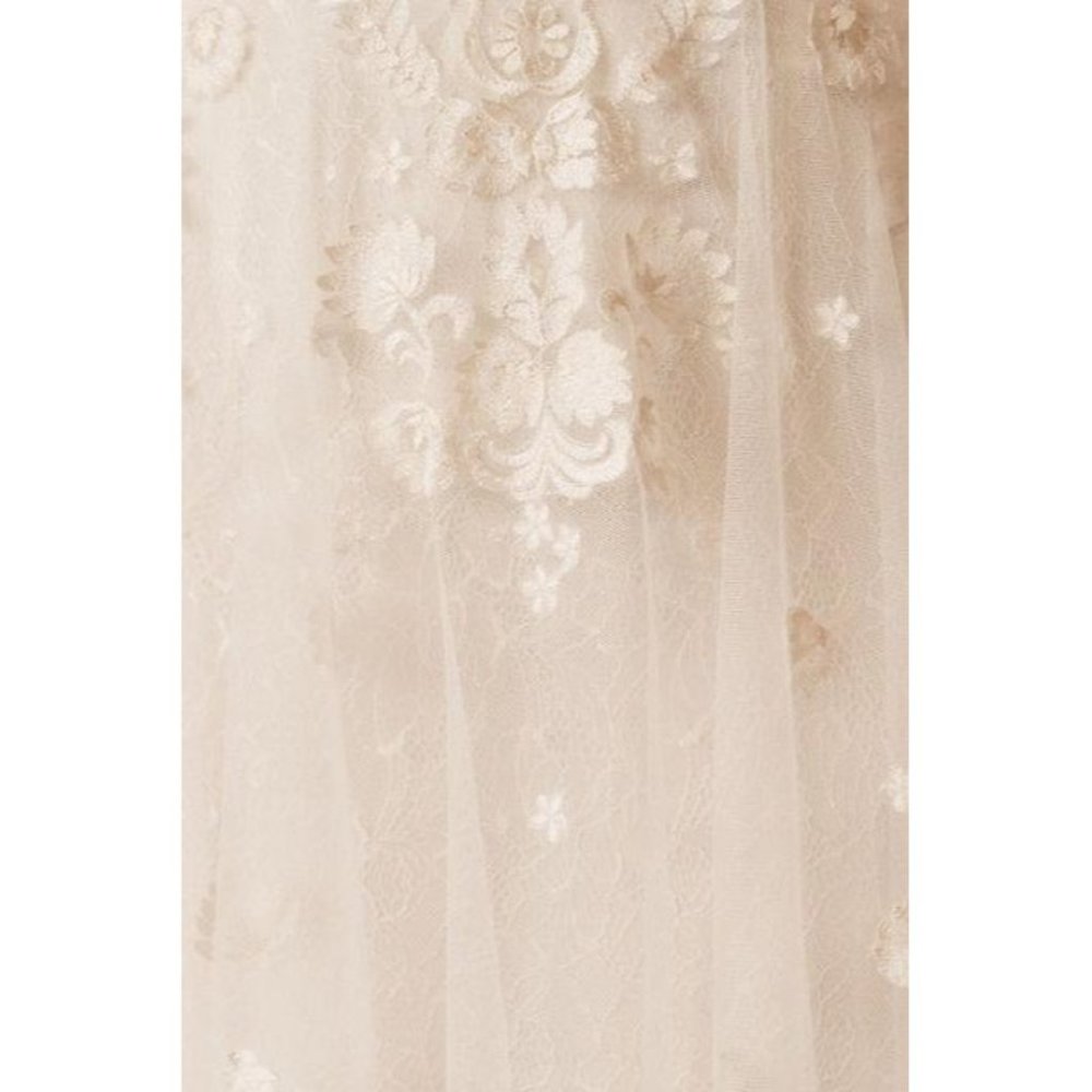 BHLDN Willowby Heartleaf Wedding Gown Ivory Size 2 and 14 NEW - Picture 5 of 13
